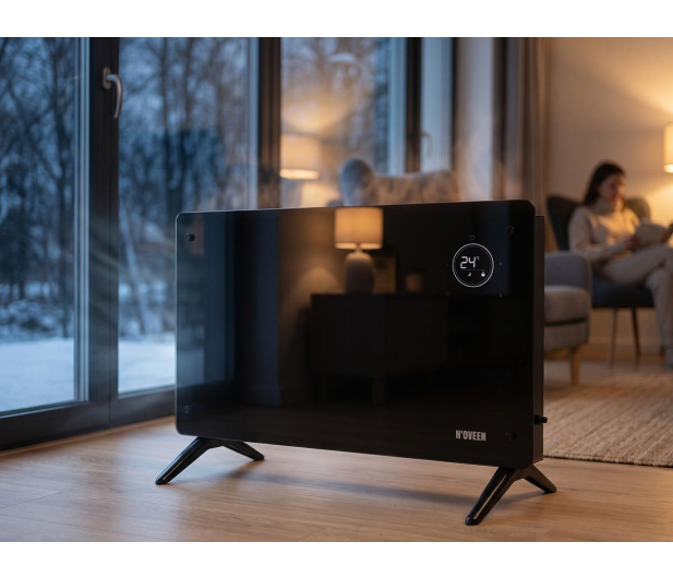 NOVEEN Grzejnik konwektorowy szklany GH5099 WiFi Tuya Smart LCD - 1601577 - zdjęcie 6